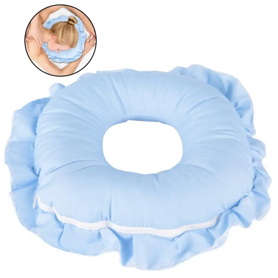 Massage Pillow Travel Airplane Air Inflatable Neck Pillows Car Head Neck Rest Air Cushion for Sleep Massage Relaxation