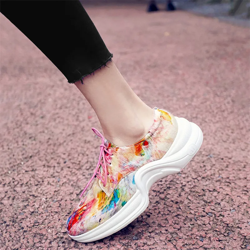 Женская обувь на плоской подошве FEDONAS весенне-осенняя повседневная платформе со