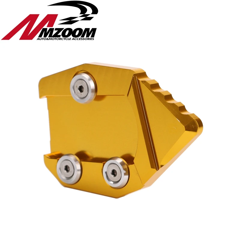 gold Motorcycle Pedestal Pedestal Foot Pad Extension Pad Support Plate For KAWASAKI VN650 Vulcan S 650 EN650 - Цвет: gold