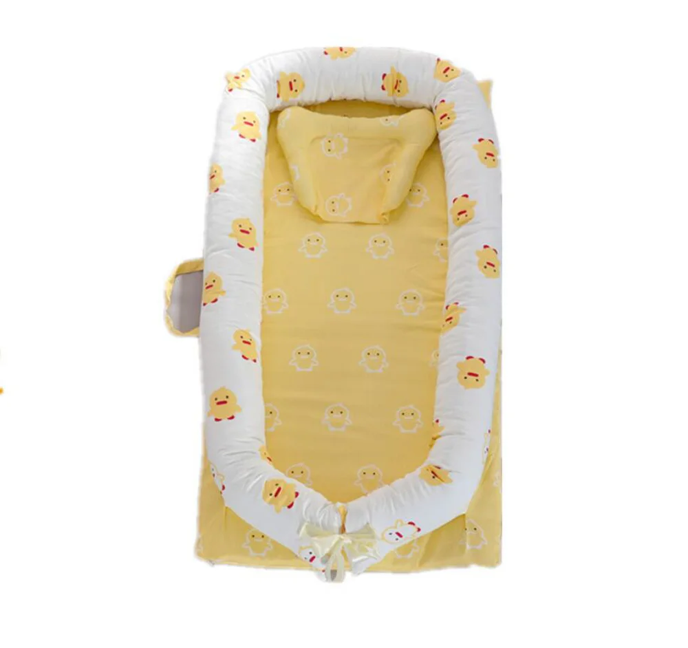 

Portable Baby Sleeping Nest Bed Travel Newborn Cot Bumper Cotton Bebe Crib Cradle Babies Bassinet