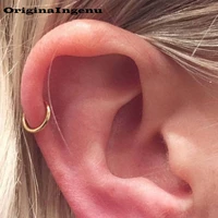 925 silver ear cuff gold filled jewelry handmade real piercing earrings oorbellen pendientes boho earrings for women