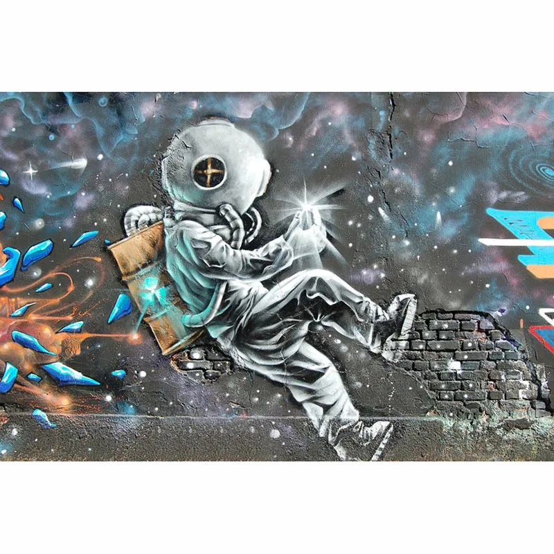 Полный квадратный 5d Diy бриллиант картина мультфильм астронавт Алмазная вышивка