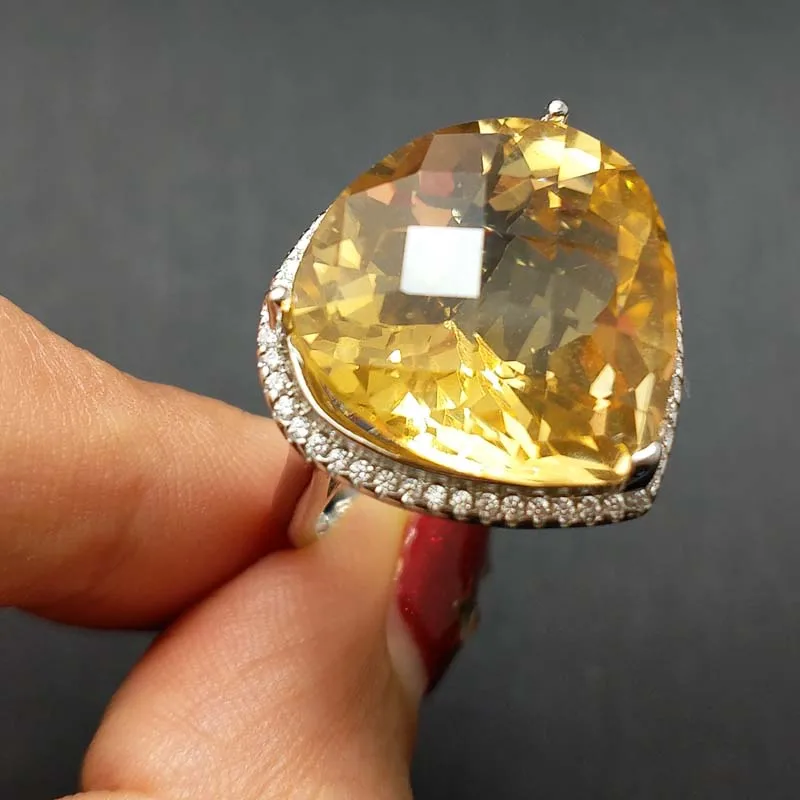 Женское кольцо с сердечком FLZB модное элегантное 18*18 мм 22.5ct|Кольца| |