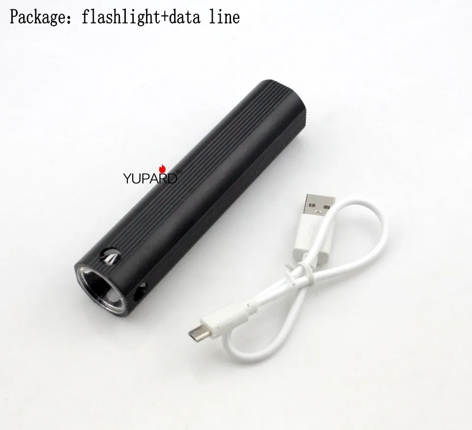 YUPARD, умный внешний аккумулятор, флэш-светильник, мини USB, Мобильный Внешний аккумулятор, внутреннее зарядное устройство, 600лм, Q5, светодиодный фонарь, светильник-вспышка