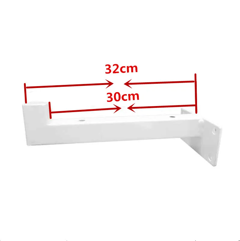 2 шт. дешевая настенная полка подвесной промышленный белый кронштейн