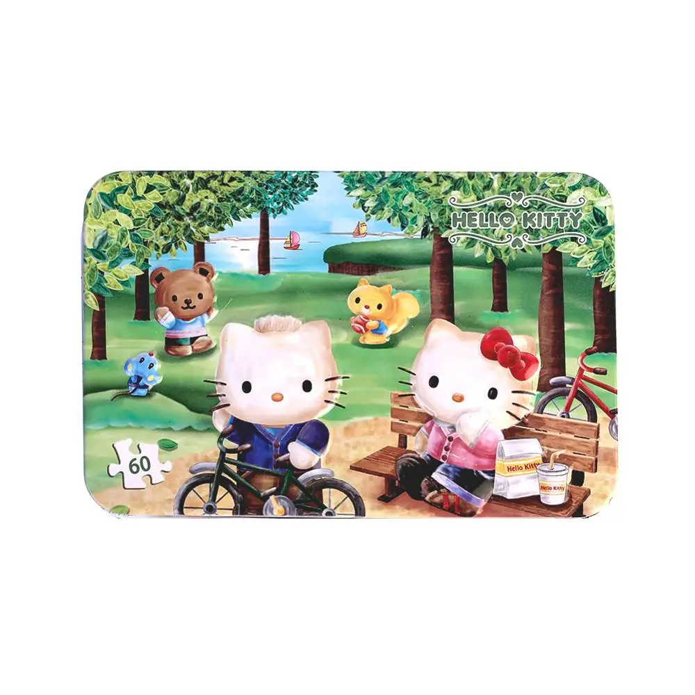 Hello kitty 60 частей головоломки для детей 4-8 Обучающие Развивающие игрушки | Игрушки и