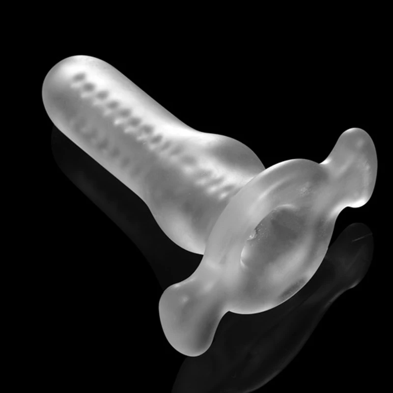 Soft Transparent Multi Hollow Anal Plug Extender Anus Enlargement Device Female Masturbation Gay Sex Toys for woman man | Красота и