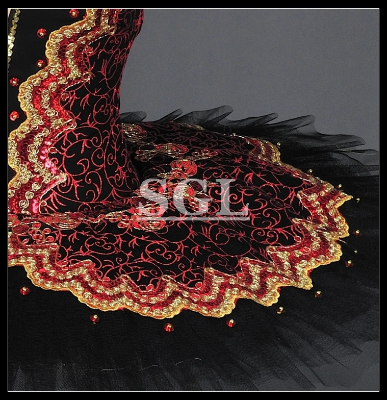 Бесплатная доставка черная блинная балетная юбка пачка для взрослых девочек