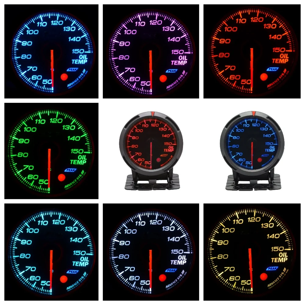 Универсальный автомобильный измеритель температуры масла DF Link Advanced BF 2 5 дюйма 60