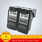 Сменный картридж XiangYu PG445, 2 шт., сменный картридж с чернилами для Canon PG 445, Canon PIXMA MX494, MG2440, MG2540, для Canon PIXMA MX494