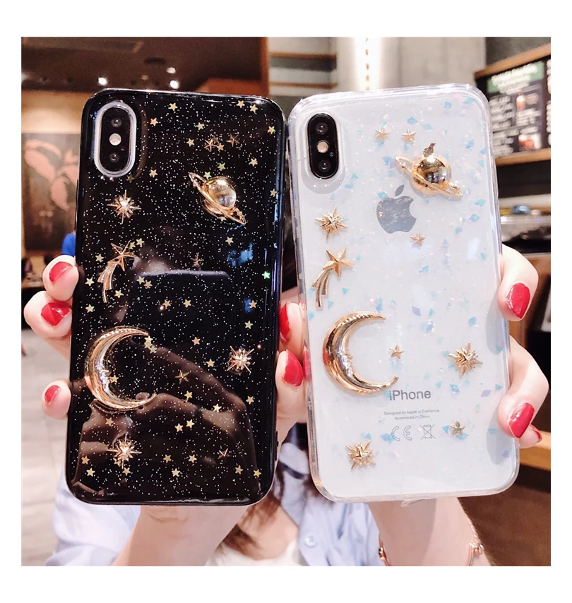 Для huawei P30 pro Чехол P10 P20 mate20 nova 3e 3 3i 2s Милая блестящая Луна с перекрестным ремешком чехол для телефона для honor V20 V10 10 Lite 9