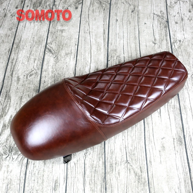 Универсальная мотоциклетная подушка в форме ромба 650 мм для кафе Racer