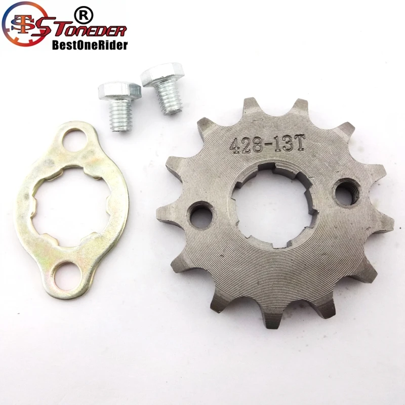 STONEDER 428 13 Tooth 20mm Front Chain Sprocket Gear For ATV Quad Pit Dirt Bike 50cc 70cc 90cc 110cc 125cc 140cc 150cc 160cc | Автомобили
