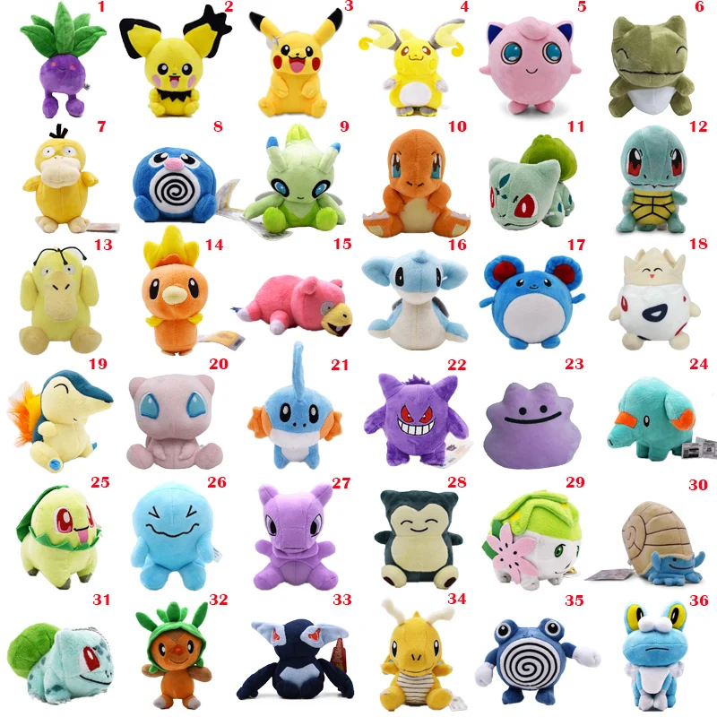 Аниме Cubone Мягкие плюшевые мультфильм Peluche куклы Рождественский подарок детские игрушки для детей