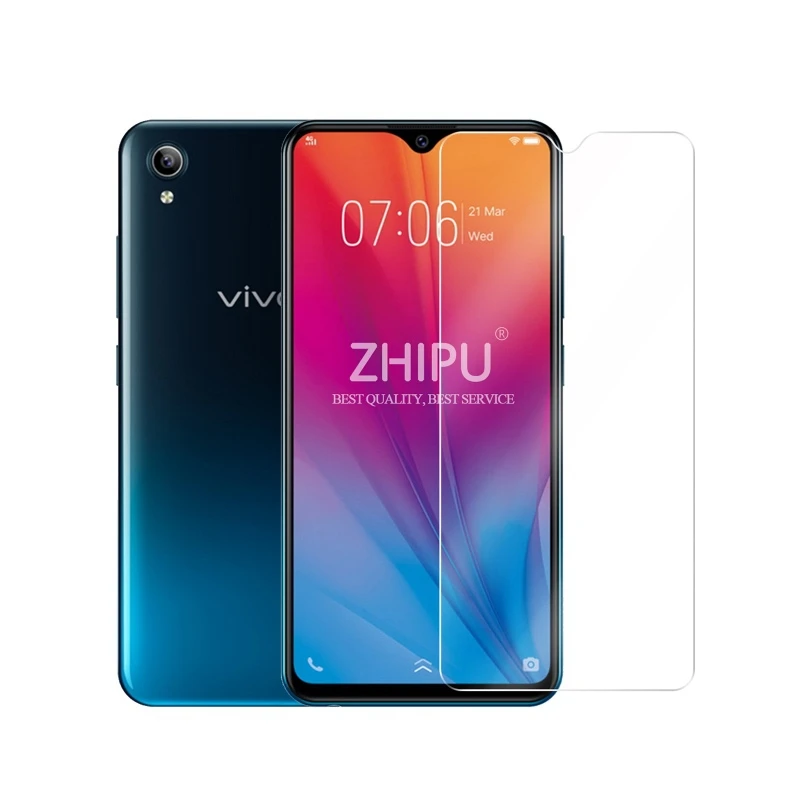 2 шт. закаленное стекло для VIVO Y91C Защитное экрана 2.5D 9H Премиум Закаленное защитная
