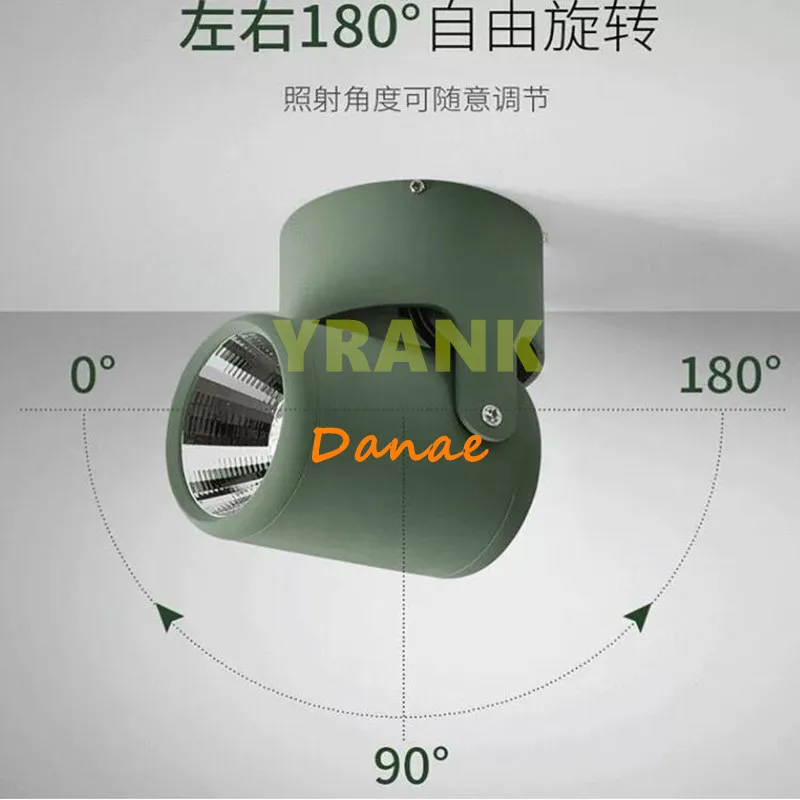 YRANK 15 Вт 20 COB светодиодный светильник с регулируемой яркостью потолочный