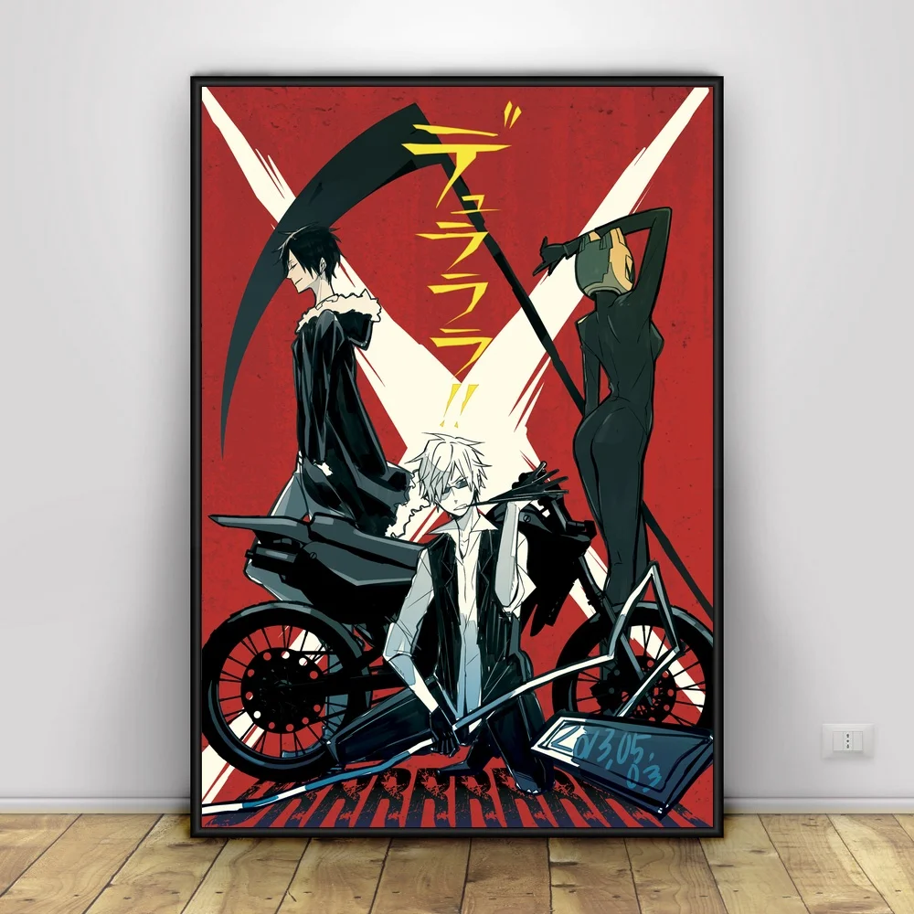 Дурарара! Шелковый постер для домашнего декора 12x18 24x36 дюймов|Рисование и