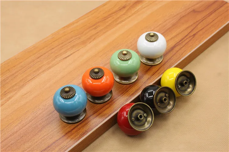 1 шт. Европейский современный простой керамический выдвижной ящик для шкафа |