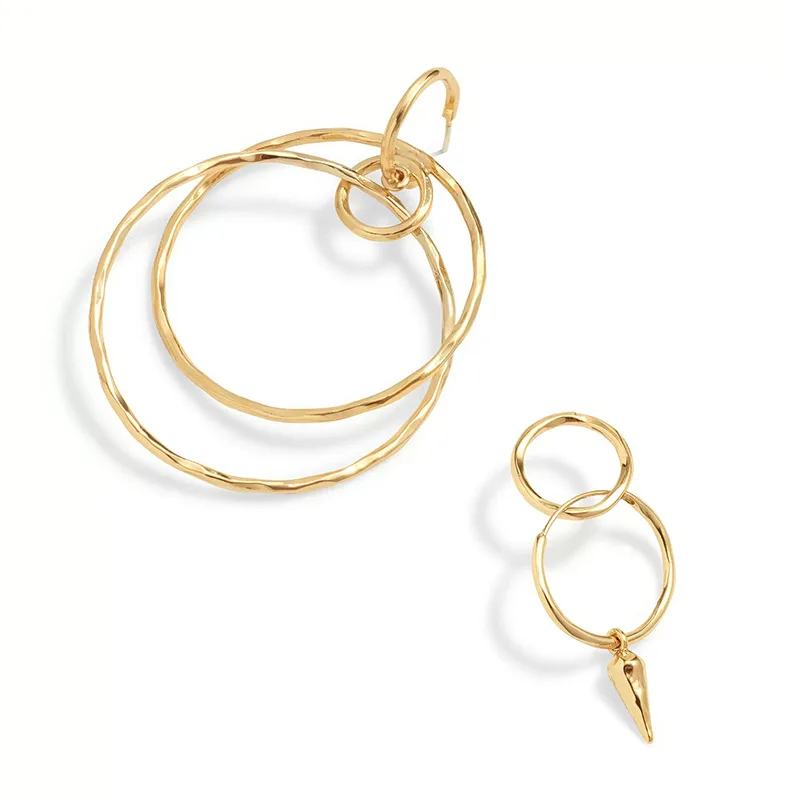 VIP Мода 2019 Новое поступление простой сексуальный позолоченный Большой круглый