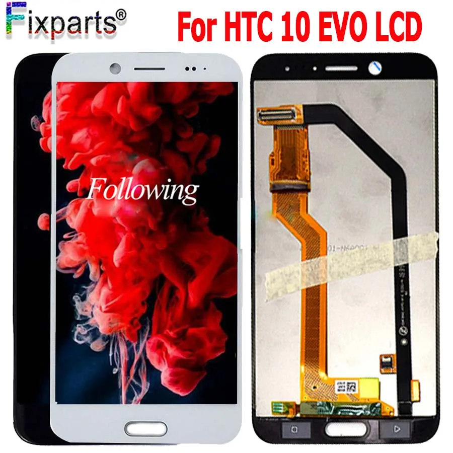 Новый ЖК-дисплей 5 дюйма для HTC 10 EVO Bolt надлежащей яркости запасные части ремонта LCD