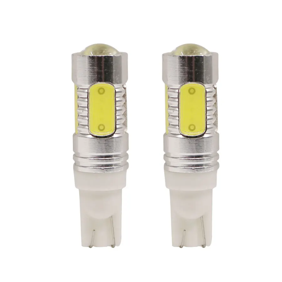 Светодиодные лампы T10 W5W 194 168 7 5 W COB 12 В постоянного тока с высокой мощностью фонари