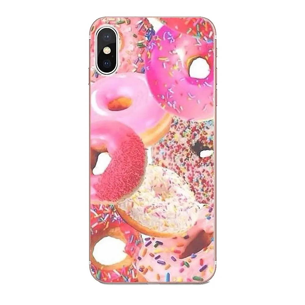 Мягкий чехол для телефона Xiaomi Redmi Note 2 3 3S 4 4A 4X 5 5A 6 6A Pro Plus Pink Pizza Food|Чехлы-накладки| |