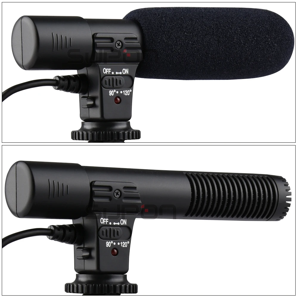 SUPON Новый MIC 01 DV запись стерео микрофон Микрофон для всех 3 5 мм Горячий башмак DSLR