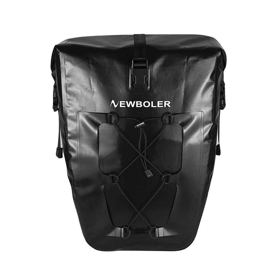 NEWBOLER 27L Водонепроницаемая велосипедная сумка, велосипедная задняя стойка Pannier, велосипедная Сумка-переноска, сиденье, седло, задний хвост, багажник, сумка для хранения багажа