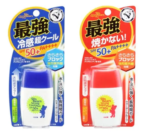 Солнцезащитный крем Sun Bears Strong Cool Plus/Super Plus SPF50 + PA ++++ 30 г из Японии | Красота и