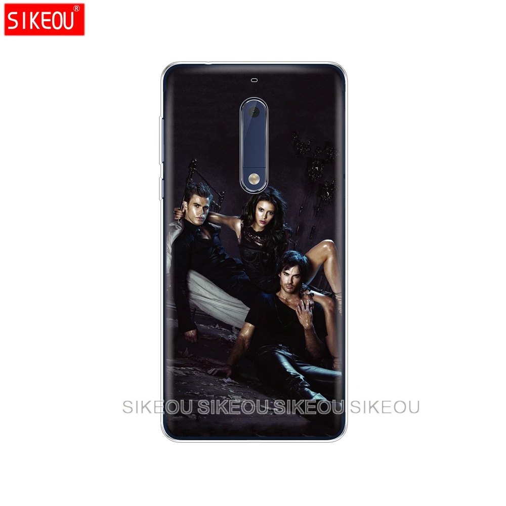 Силиконовый чехол для телефона Nokia 5 3 6 7 PLUS 8 9 /Nokia 1 2 2018 Дневники вампира|Бамперы| |