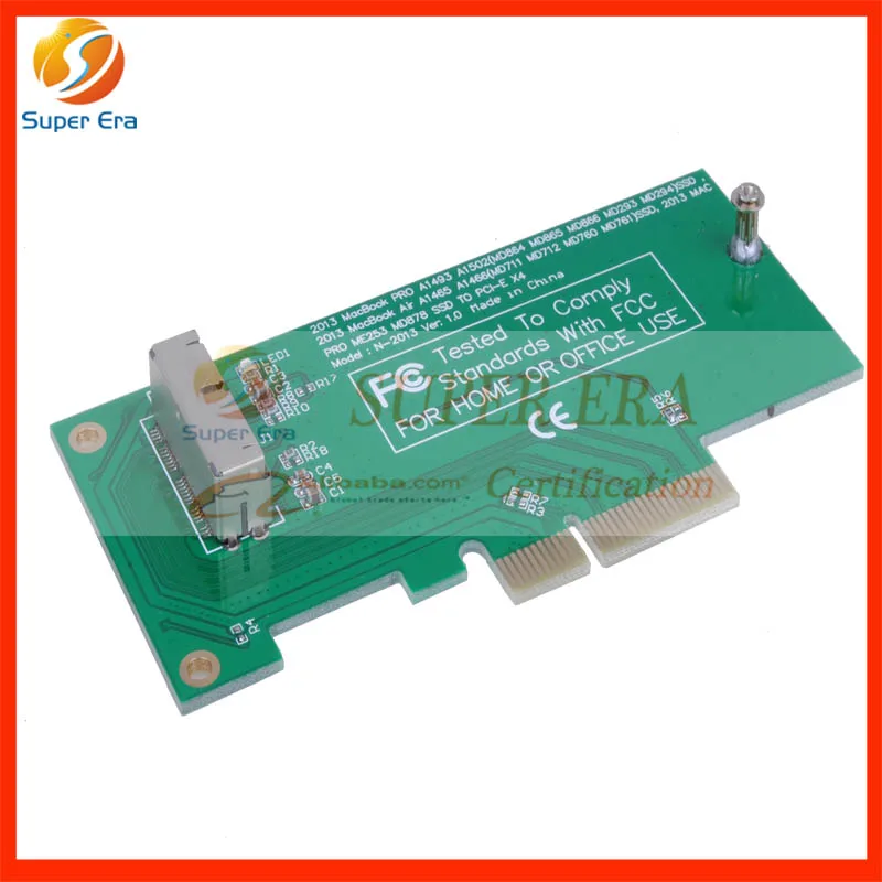 10 шт./лот 2013 2014 2015 год MSATA PCI Express pci-e 4x адаптера для Apple MacBook Air Pro a1466 A1465 A1398 a1502 |