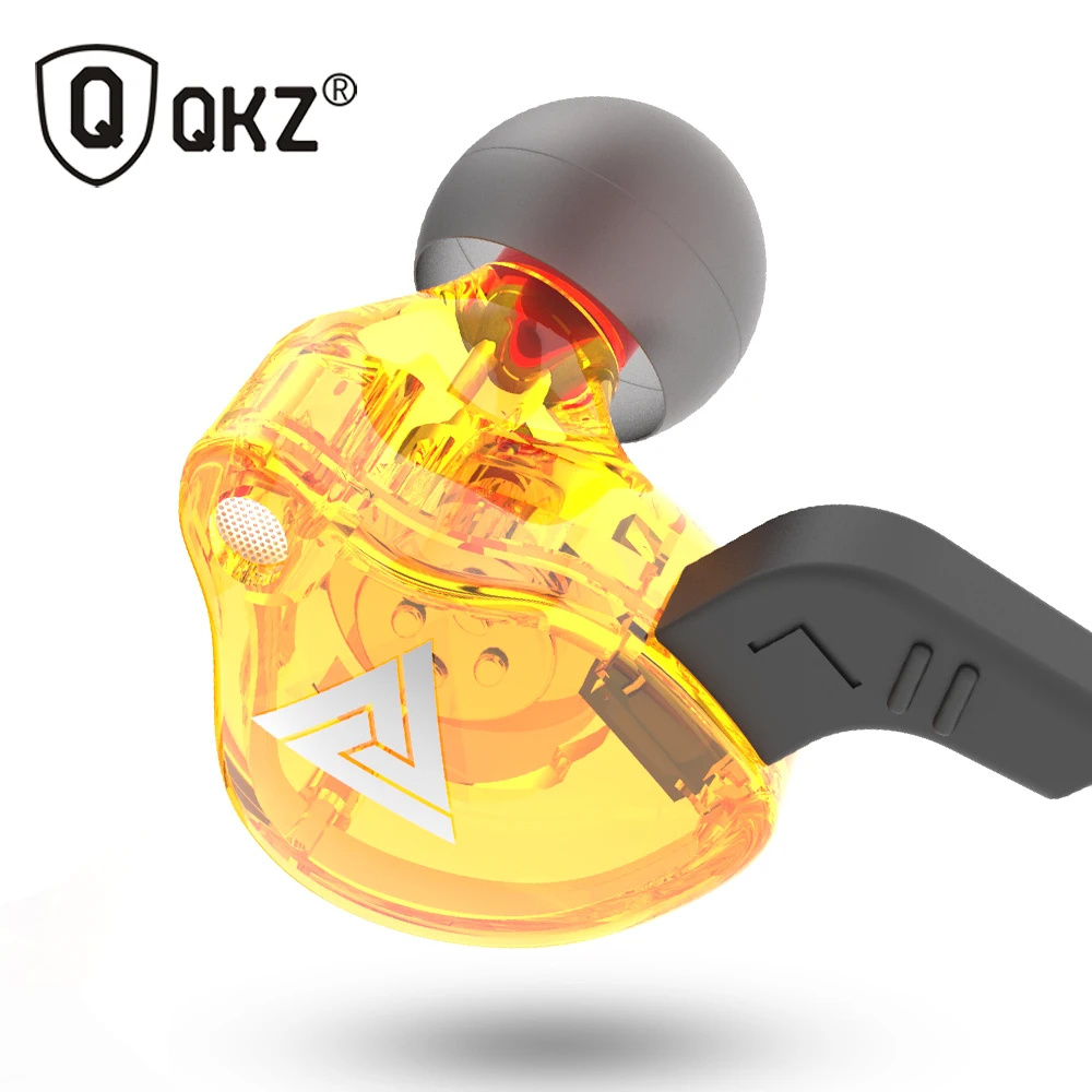 QKZ AK6 наушники для телефона Xiaomi с микрофоном iPhone вкладыши стерео гоночная