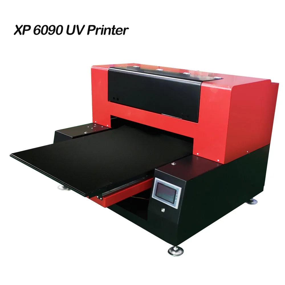 Jetvinner XP 6090 автоматический планшетный УФ принтер принтеры с 2 печатающей головкой