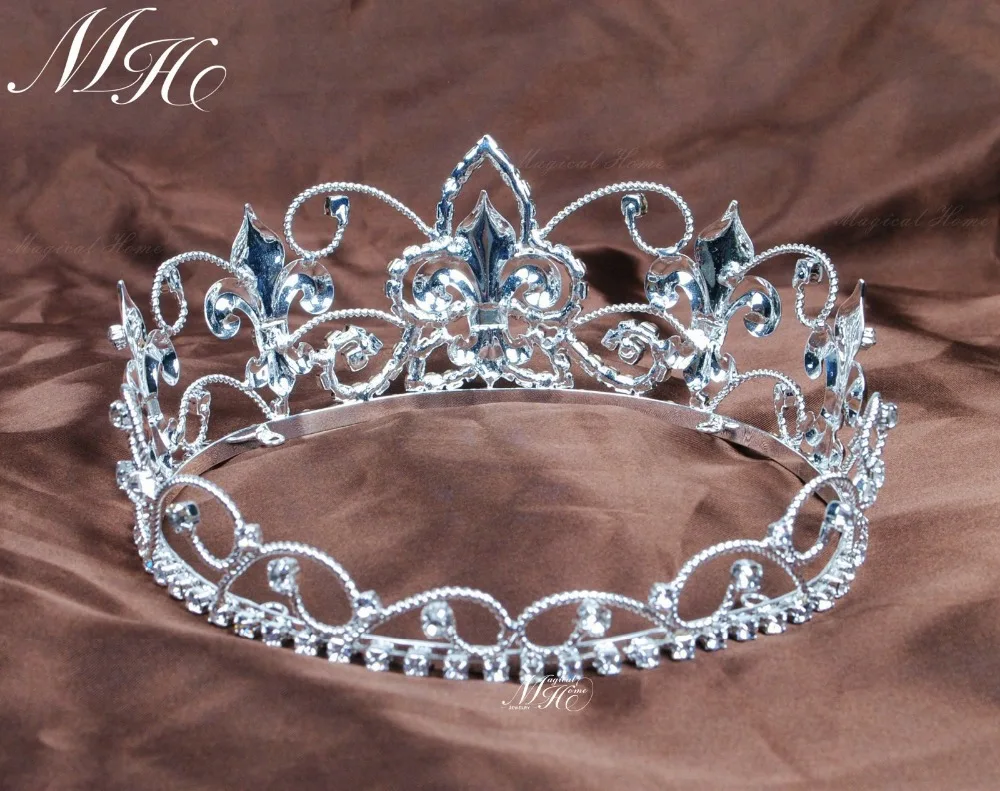 Тиары яркие круглые с кристаллами для детей | Украшения и аксессуары