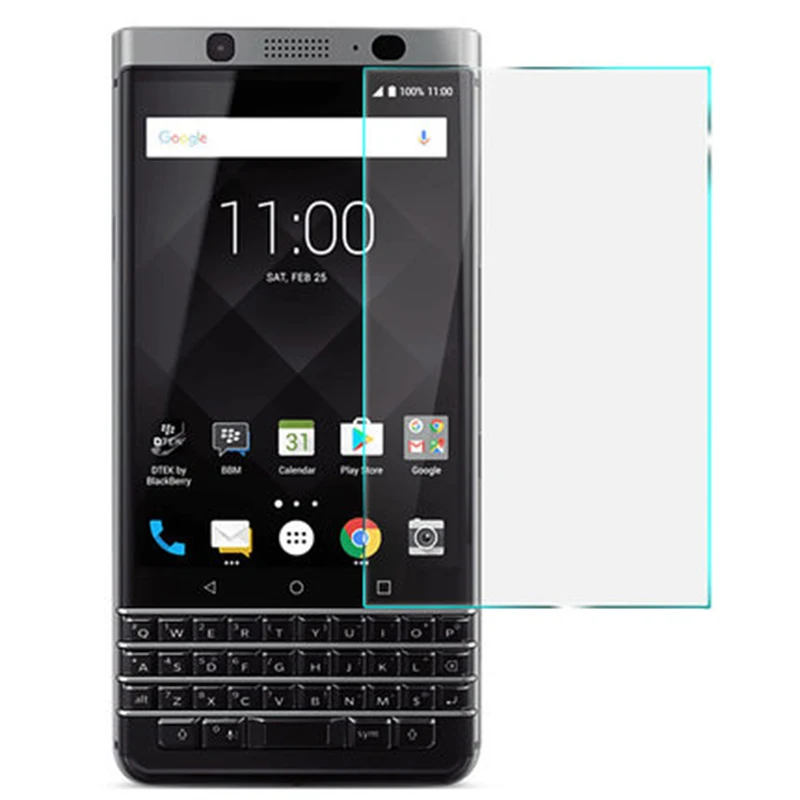 1 шт. закаленное стекло для защиты экрана Blackberry KEYone DTEK70 прозрачная глянцевая