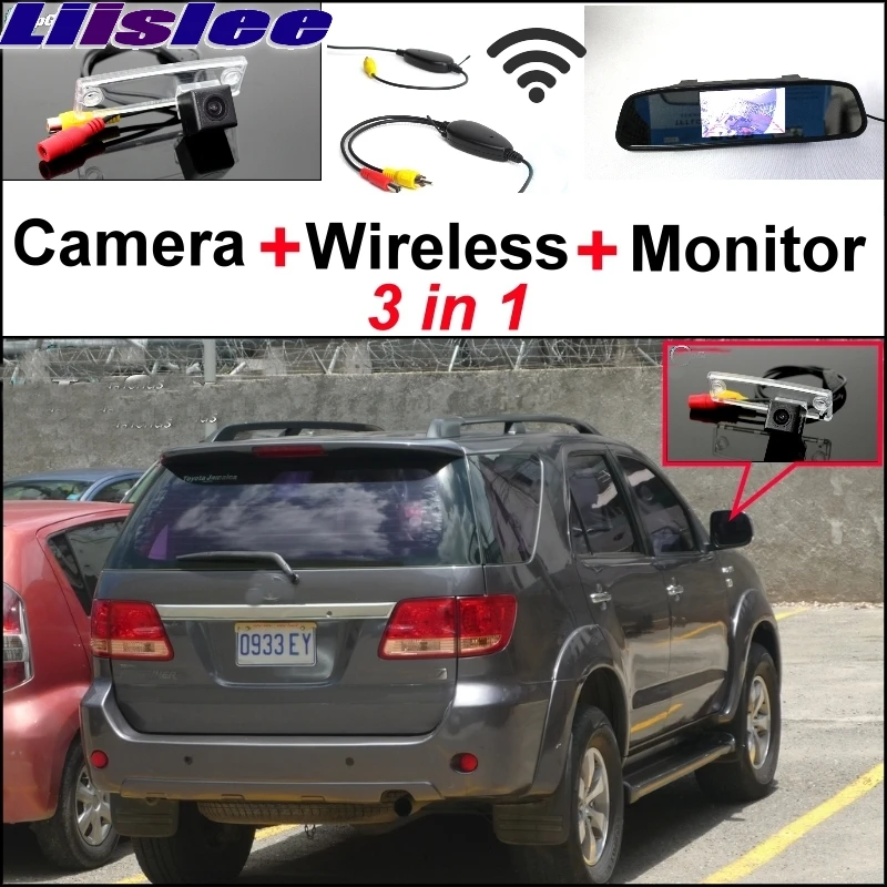 Liislee беспроводной приемник + зеркальный монитор легкая резервная система