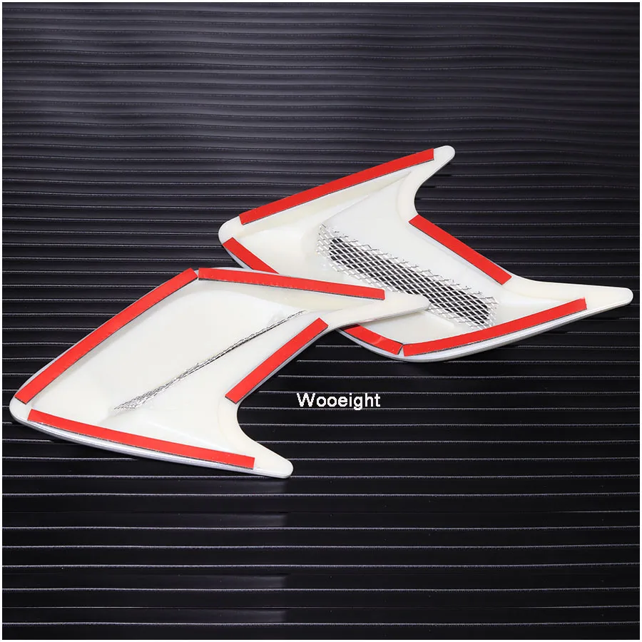 Стайлинг автомобиля 2 шт. Серебряная Автомобильная Боковая Крышка