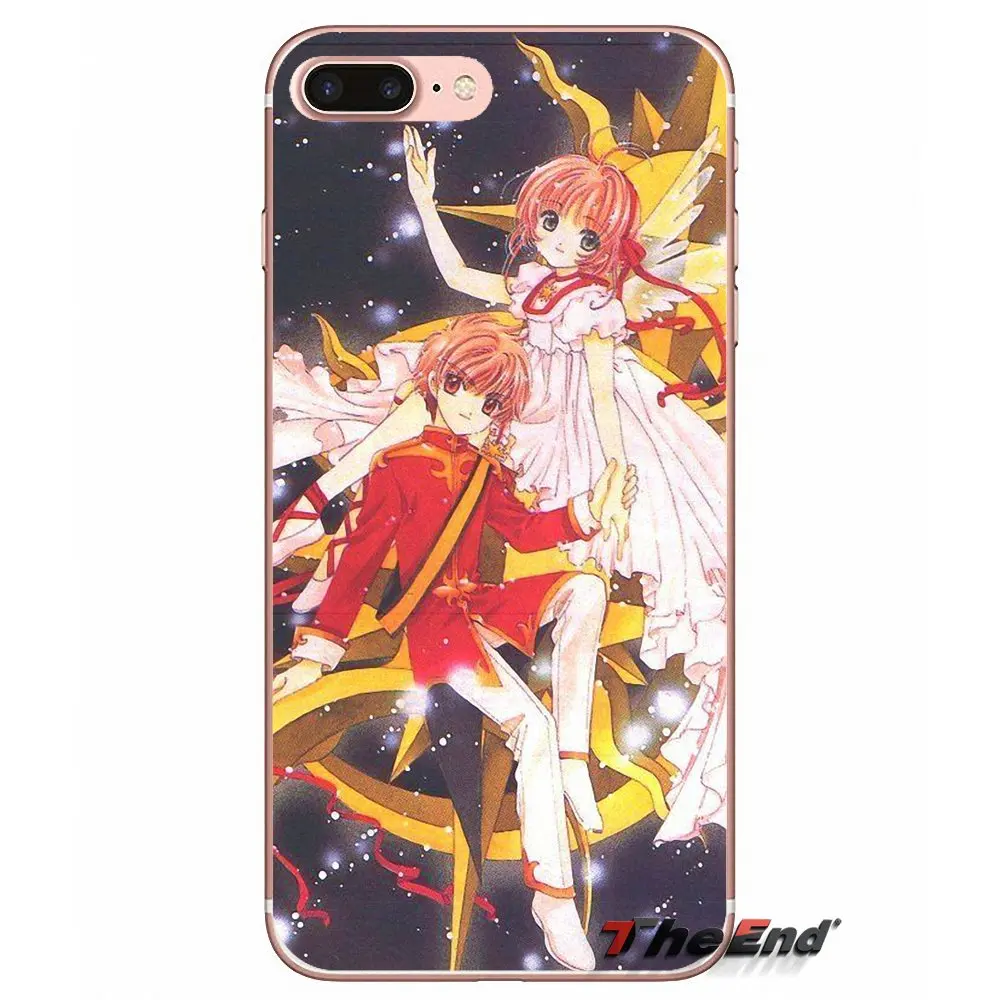 Cartoon Anime Cardcaptor Sakura Art Covers For Samsung Galaxy S2 S3 S4 S5 MINI S6 S7 edge S8 S9 Plus Note 2 3 4 5 8 Coque Fundas | Мобильные