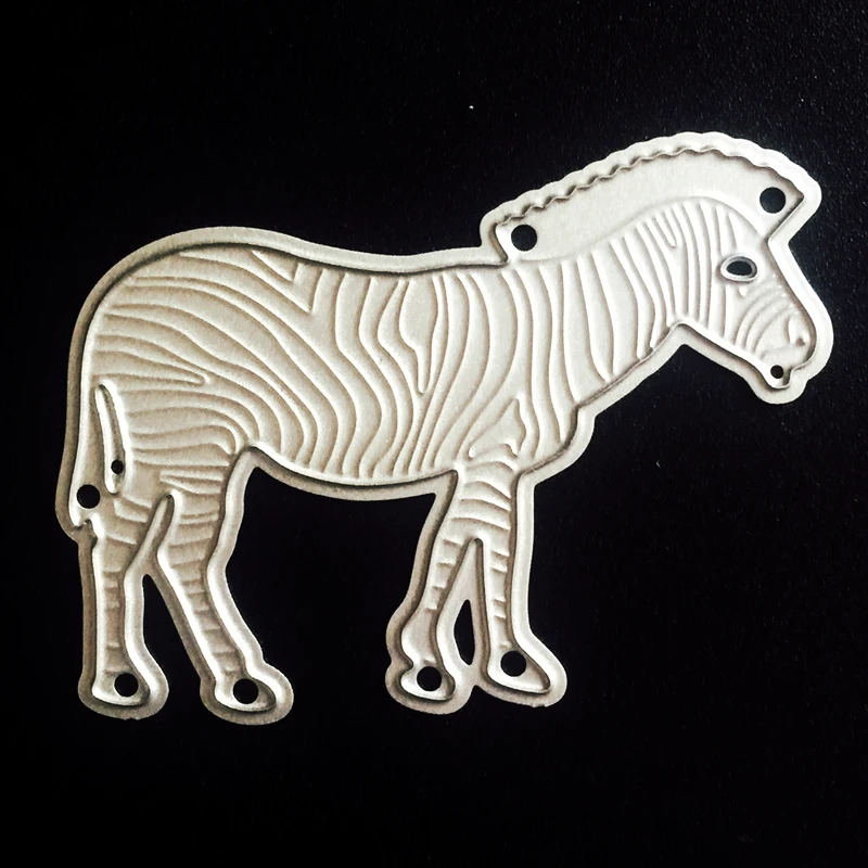 

SCD004 Zebra Metal Cutting Dies For Scrapbooking Stencils DIY Album Cards Decoration Embossing Folder Die Cutter Template Mold