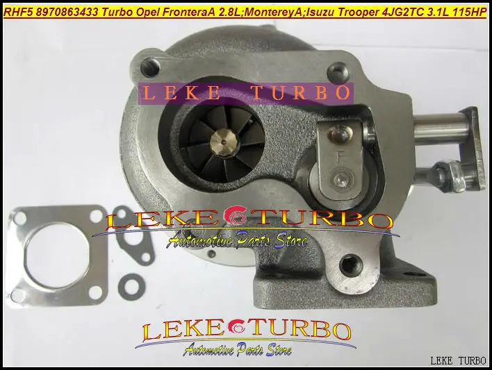 Турбо RHF5 VI95 8970863433 VB430023 VA430023 для OPEL Frontera A 2.8L Monterey ISUZU Trooper 4JG2TC 4JG2T 4JG2 3.1L 115HP |