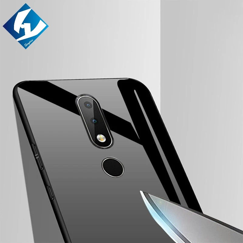 Чехол для телефона с закаленным стеклом Nokia 6 1 плюс (Nokia X6) 7 роскошный защитный