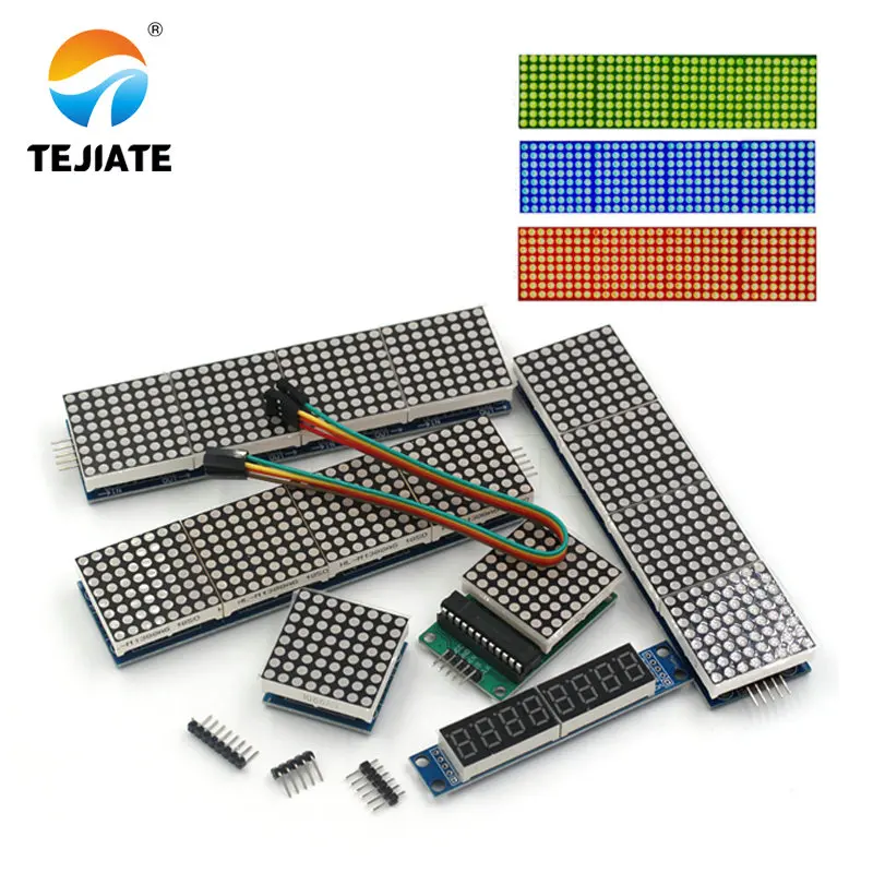 Модуль точечной матрицы MAX7219 для Arduino устройство управления микроконтролем 4 в