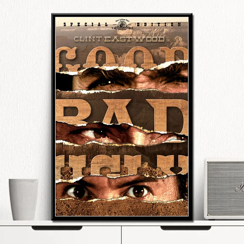 0013 Clint Eastwood A Fistful of Dolls классические сериалы ковбойский фильм художественный постер картина домашний декор, плакаты и принты - Цвет: 0013