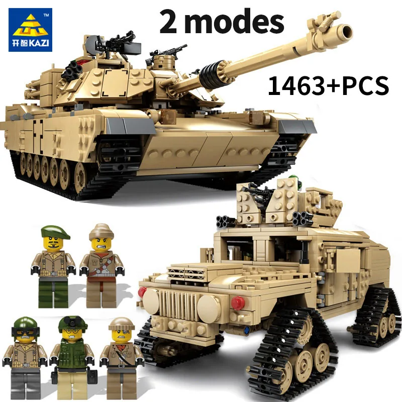 2019 Abrams M1A2 комплекты танков военная армия США мировая война 2 Ww2 пушки Hummer наборы