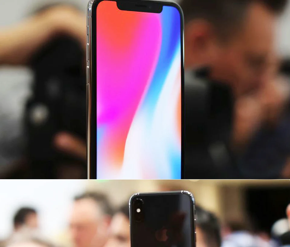 Разблокированный разблокированный смартфон Apple iPhone X с шестиядерным процессором, 256 ГБ/64 Гб ПЗУ, 3 Гб ОЗУ, двойная задняя камера 12 МП, 5,8 дюйма, 4G LTE