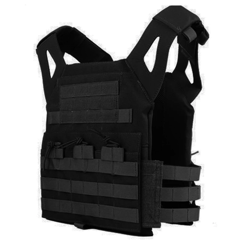 Black TACVASEN Камуфляжный военный тактический жилет Wargame Body Molle Armor без рукавов gar men t Jungle Equip men t men Army gear D-SZLM-014 - Цвет: Black