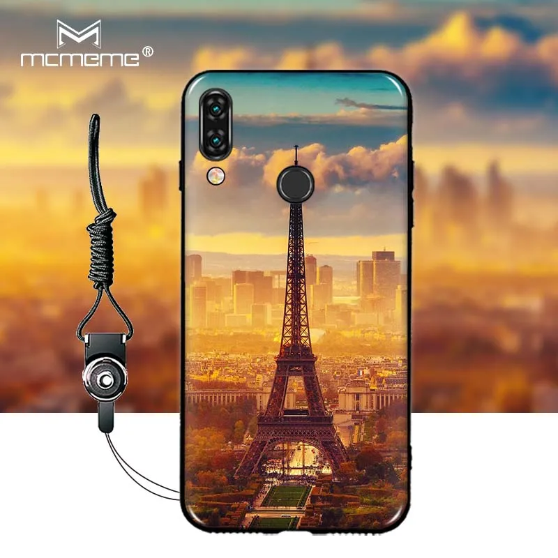 Для Asus Zenfone 5 ZE620KL чехол Модный пейзаж колесо обозрения Мягкий ТПУ задняя крышка