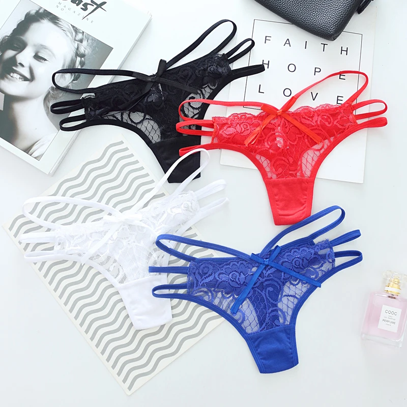 Women Underwear Sexy Lace G-strings Thong Women's Panties briefs seamless panties lingerie female pants Cotton | Женская одежда