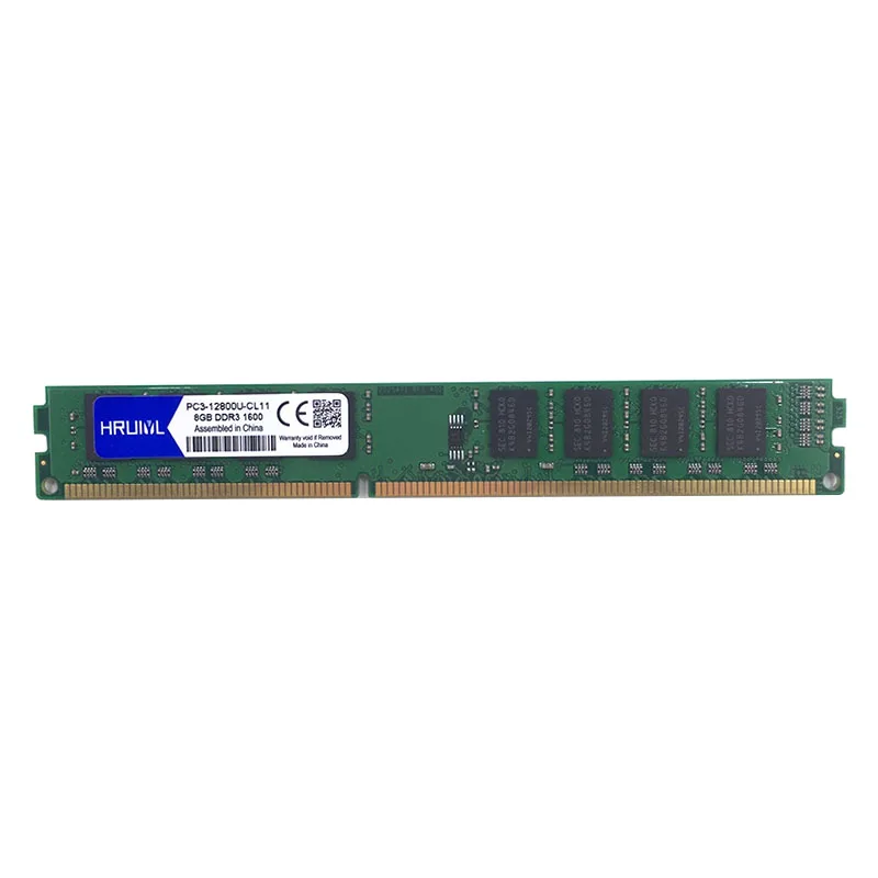 HRUIYL оперативная память DDR3 4 ГБ 8 2 1066 МГц 1333 1600 стандартная десктопная Память DIMM 4G 8G
