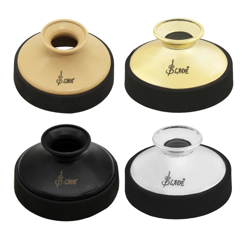 1Pc Trumpet accessories Mute Lightweight ABS Dampener Silencer for Alto Saxophone Musical Instrument dropshipping | Спорт и